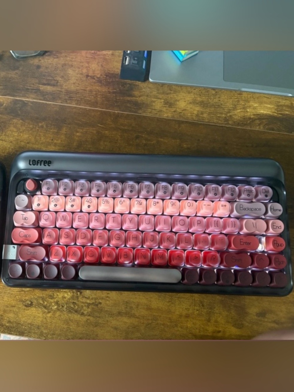 Lofree Lipstick Mechanical Keyboard • Black